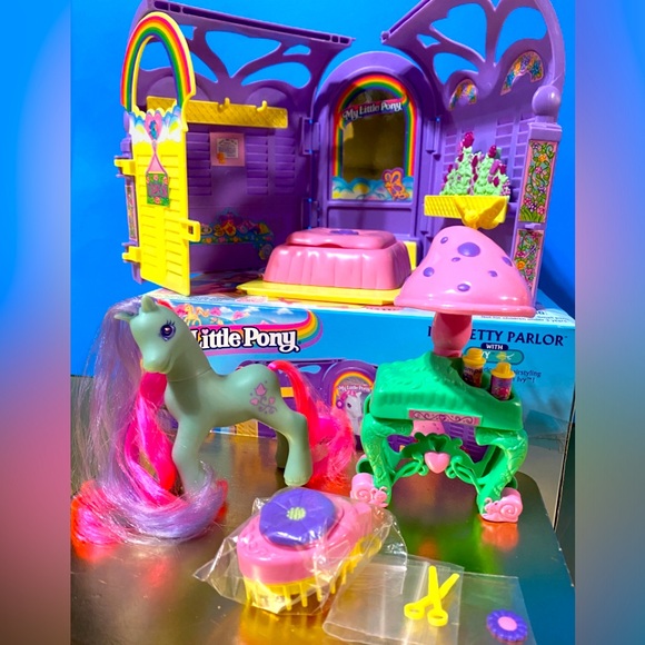 MY LITTLE PONY G2 VTG 90s MY PRETTY PARLOR SET HAIRSTYLING & FASHION… - Picture 7 of 16